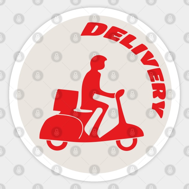 Delivery Silhouette Sticker by DiegoCarvalho